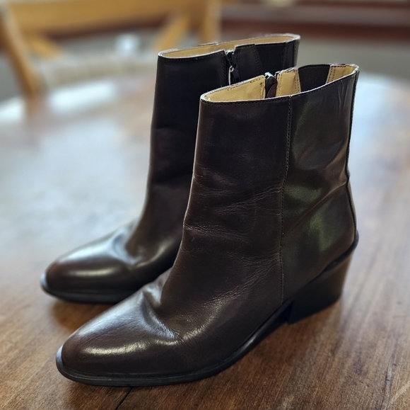 Zodiac Leather Boot Size 8 - Picture 2 of 9